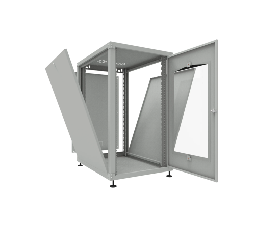 Шкаф телекоммуникационный напольный 22U 600x800мм серия TFC SNR SNR-TFC-226080-GN-G