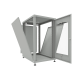 Шкаф телекоммуникационный напольный 22U 600x800мм серия TFC SNR SNR-TFC-226080-GN-G
