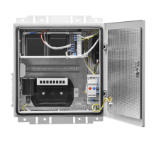 Настенный термошкаф 400x400x250 мм IP54 с ИБП SNR SNR-OWC-404025-IP54-UPS/48