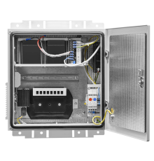 Настенный термошкаф 400x400x250 мм IP54 с ИБП SNR SNR-OWC-404025-IP54-UPS/48