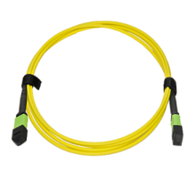 Патчкорд оптический MPO/APC FF SM 12 волокон 2 метра (Cross) SNR SNR-PC-MPO/APC-MPO/APC-FF-SM-12F-2m