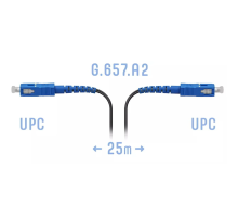 Патчкорд оптический FTTH SC/UPC кабель 604-04-01 25 метров SNR SNR-PC-FTTH-SC/UPC-E-25m