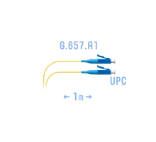 Шнур монтажный оптический LC/UPC SM G.657.A1 1 метр SNR SNR-PC-LC/UPC-A-1m (0 9) (0,9)