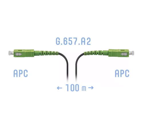 Патчкорд оптический FTTH SC/APC кабель 604-01-01 100 метров SNR SNR-PC-FTTH-SC/APC-A-100m Патчкорд оптический FTTH SC/APC кабель 604-01-01 100 метров SNR SNR-PC-FTTH-SC/APC-A-100m