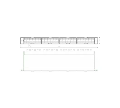 Коммутационная панель SNR SNR-UL-1U24-DS