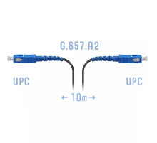 Патчкорд оптический FTTH SC/UPC кабель 604-02-01 10 метров SNR SNR-PC-FTTH-SC/UPC-B-10m