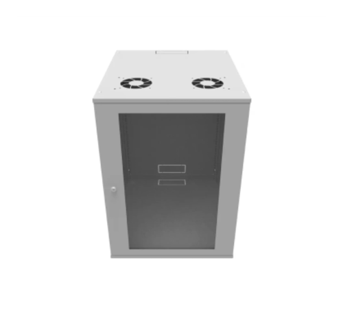 Шкаф телекоммуникационный настенный 15U 523х600х732мм серия LITE (стеклянная дверь) SNR SNR-TWC-15-GDL