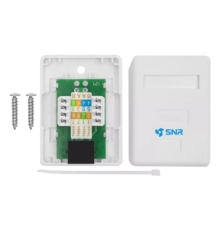 Розетка накладная 1хRJ45 ( SNR SNR-SMB-2108A) SNR SNR-C5E-WO1