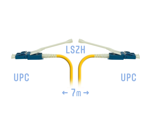 Патчкорд оптический LC/UPC SM Duplex (HD) 7 метров волокно G.657.A1 SNR SNR-PC-LC/UPC-A-DPX-HD-7m Патчкорд оптический LC/UPC SM Duplex (HD) 7 метров волокно G.657.A1 SNR SNR-PC-LC/UPC-A-DPX-HD-7m