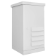 Шкаф климатический 24U 700х700мм (цоколь 100мм) SNR SNR-OFC-247070-10