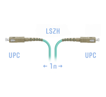 Патчкорд оптический SC/UPC MM 1метр SNR SNR-PC-SC/UPC-MM-1m