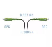 Патчкорд оптический FTTH SC/APC кабель 604-04-01 300 метров SNR SNR-PC-FTTH-SC/APC-E-300m