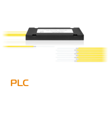Делитель оптический планарный SNR-PLC-1x8 корпус неоконцованный B-OptiX PLC-1x8