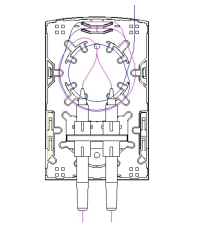 Розетка оптическая SNR SNR-FTB-02F