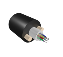 Кабель оптический самонесущий диэлектрический 8 волокон 3.0кН FRP 1 мм катушка 2 км. B-OptiX BO-ADSS-UT-03-08/2