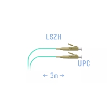 Шнур монтажный оптический LC/UPC MM 3m SNR SNR-PC-LC/UPC-MM-3m (0 9) (0,9)