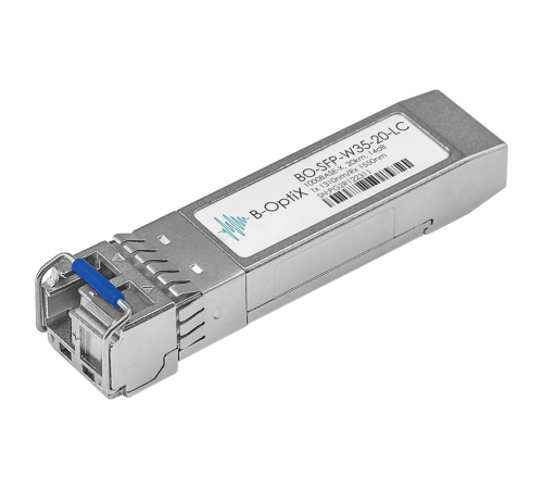 Модуль SFP WDM дальность до 20км LC (14dB) 1310нм B-OptiX BO-SFP-W35-20-LC
