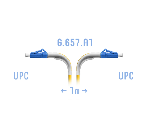 Патчкорд оптический LC/UPC SM G.657.A1 (угловой) 1 метр SNR SNR-PC-LC/UPC-A-1m (angle) Патчкорд оптический LC/UPC SM G.657.A1 (угловой) 1 метр SNR SNR-PC-LC/UPC-A-1m (angle)