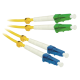 Патчкорд оптический LC/UPC-LC/APC SM Duplex 0 5 метра SNR SNR-PC-LC/UPC-LC/APC-DPX-0 5m SNR-PC-LC/UPC-LC/APC-DPX-0,5M