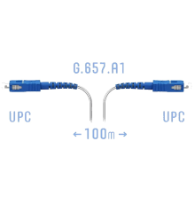 Патчкорд оптический FTTH SC/UPC кабель 604-02-01W 100 метров SNR SNR-PC-FTTH-SC/UPC-C-100m