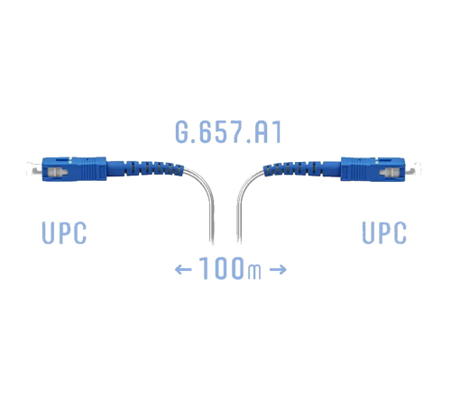 Патчкорд оптический FTTH SC/UPC кабель 604-02-01W 100 метров SNR SNR-PC-FTTH-SC/UPC-C-100m