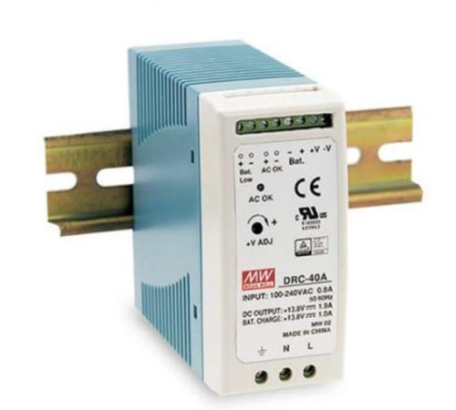 Блок питания c функцией ИБП на DIN-рейку MeanWell DRC-40A
