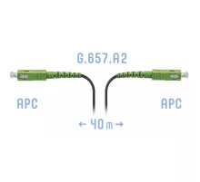 Патчкорд оптический FTTH SC/APC кабель 604-05-01 40 метров SNR SNR-PC-FTTH-SC/APC-G-40m