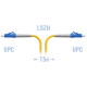 Патчкорд оптический LC/UPC SM 1.5 метра SNR SNR-PC-LC/UPC-1.5m