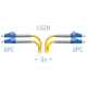Патчкорд оптический LC/UPC SM Duplex 5 метров SNR SNR-PC-LC/UPC-DPX-5m