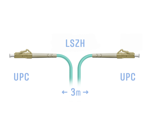 Патчкорд оптический LC/UPC MM 3m SNR SNR-PC-LC/UPC-MM-3m Патчкорд оптический LC/UPC MM 3m SNR SNR-PC-LC/UPC-MM-3m