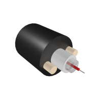 Кабель оптический самонесущий диэлектрический 1 волокно 3.0кН FRP 8 мм катушка 2 км. B-OptiX BO-ADSS-UT-03-01/2