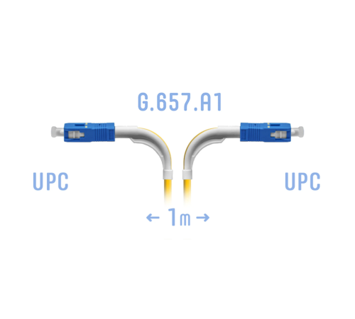 Патчкорд оптический SC/UPC SM G.657.A1 (угловой) 1 метр SNR SNR-PC-SC/UPC-A-1m (angle) Патчкорд оптический SC/UPC SM G.657.A1 (угловой) 1 метр SNR SNR-PC-SC/UPC-A-1m (angle)
