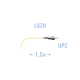Пигтейл FC/UPC SM (0.9) 1 5 m SNR pigtail 1,5
