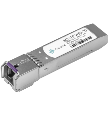 Модуль SFP WDM дальность до 20км (14dB) 1550нм B-OptiX BO-SFP-W53-20