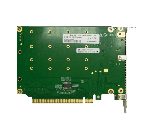 Переходной адаптер PCIe 3.0 x16 на 4xM.2 NVMe SNR LRNV95NF Переходной адаптер PCIe 3.0 x16 на 4xM.2 NVMe SNR LRNV95NF