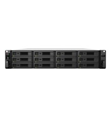 Система хранения данных Synology 2U/12bay 8C 2,1GhzCPU/8Gb(64)/RAID0,1,10,5,6/upto 36HDD (2xRX1217(RP))/2xUSB/4GbE+2x10GE/2xPCIe/iSCSI/2xIPcam(upto90)/2xRPS/no rail/1YW (id 29308)