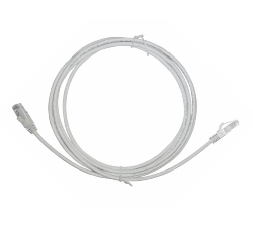 Патч-корд UTP4 cat.6 3.0м литой коннектор серый LSZH Netko Expert CKC NUTPBC.6-3m-2-lszh (58665)