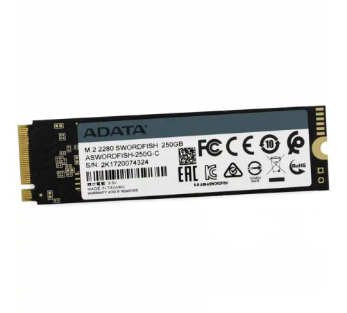 Твердотельный накопитель SSD Adata Swordfish ASWORDFISH-250G-C
