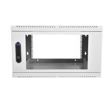 Шкаф телекоммуникационный настенный 6U (600x650) дверь стекло ЦМО ШРН-6.650 30144246506