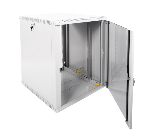 Шкаф телекоммуникационный настенный разборный ЭКОНОМ 15U (600x650) дверь стекло ЦМО ШРН-Э-15.650 30144251506