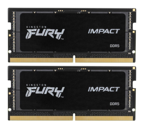 Оперативная память 32Gb DDR5 5600MHz Kingston Fury Impact SO-DIMM KF556S40IBK2-32 Оперативная память 32Gb DDR5 5600MHz Kingston Fury Impact SO-DIMM KF556S40IBK2-32