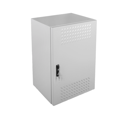 Шкаф всепогодный настенный 12U (Ш600xГ300) комплектация Т1 с контроллером MC1 и датчиками ЦМО ШТВ-Н-12.6.3-4ААА-Т1-МС1 30130036002
