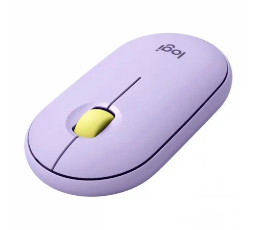 Мышь Logitech Pebble M350 Wireless Mouse - LAVENDER LEMONADE 910-006752