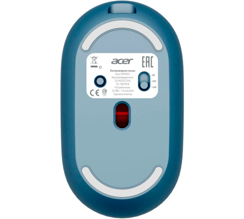 Мышь Acer OMR301 Blue ZL.MCECC.01S