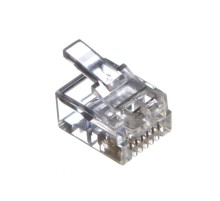 Коннектор RJ-12 Netko NC-RJ-12b- (6p6c) 100шт. (55553) NC-RJ-12B-(6P6C)