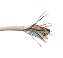 Кабель FTP4 cat.5е многожильный экранированный 305м Cu серый Netko Optima Silver N.FTP-68659.05E.0B (68659)