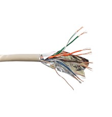 Кабель FTP4 cat.5е многожильный экранированный 305м Cu серый Netko Optima Silver N.FTP-68659.05E.0B (68659)