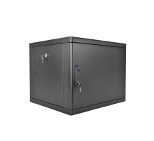 Шкаф телекоммуникационный настенный разборный 9U (600x650) съемные стенки дверь металл цвет черный ЦМО ШРН-М-9.650.1-9005 30144247607