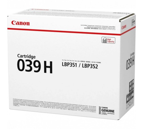 Тонер Canon CRG 039 HBK 0288C002