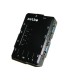 KVM Переключатель Netko настольный 4 порта USB+аудио в комплекте: 2 кабеля 1.8м (NLVVUA18) черный NCS-41UA (54955)
